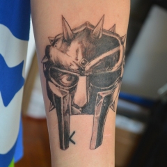 MF DOOM tattoo