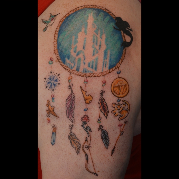 Disney Dream Catcher Tattoo