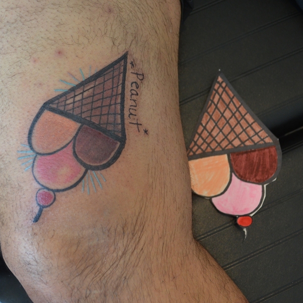 Icecreme tattoo