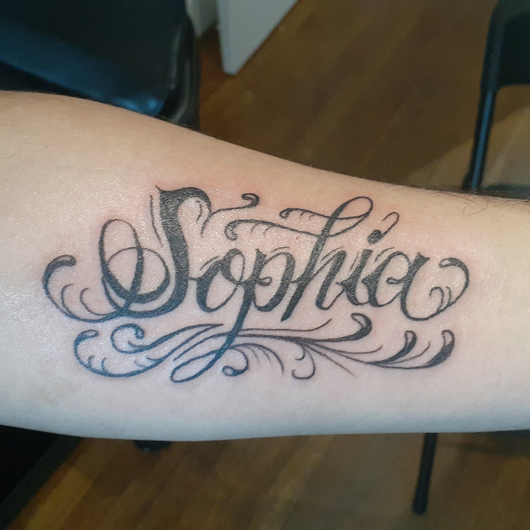 Tattoo uploaded by Octavio Salinas • Clients daughters name “ Sophia “ •  Tattoodo