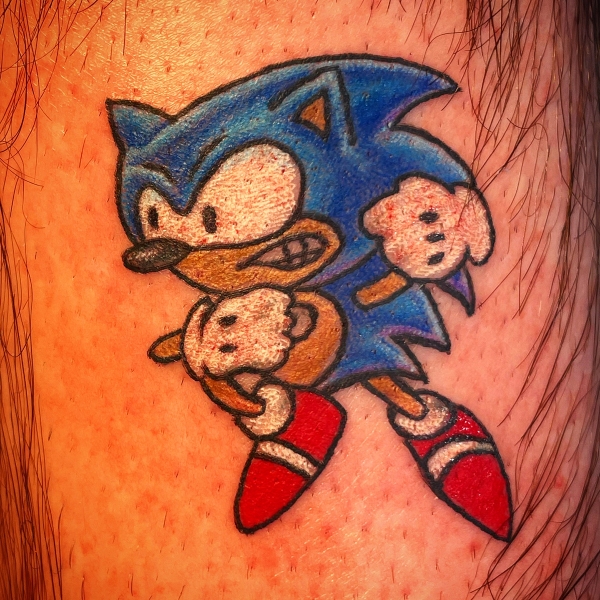 traditional-sonic-the-hedge-hog-tattoo