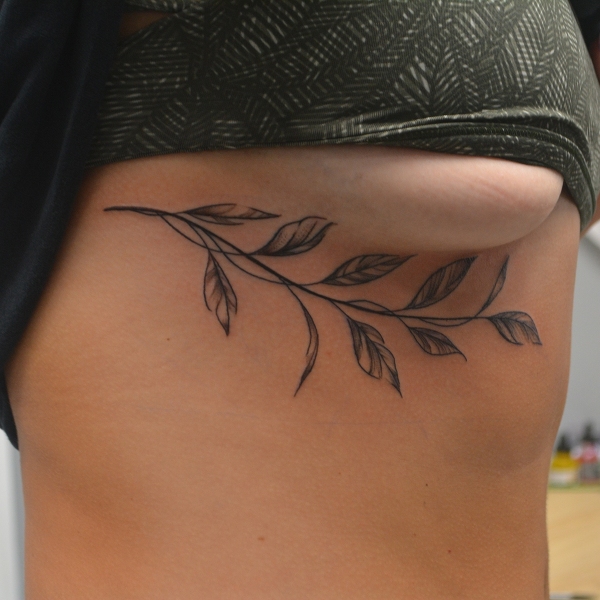 Delicate Ribs Tattoo