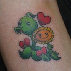 Plants vs Zombies Tattoo