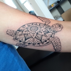 Mandala Turtle Tattoo