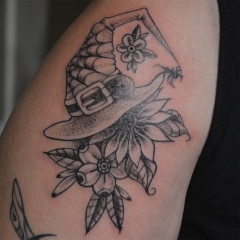 Witch's Hat Tattoo