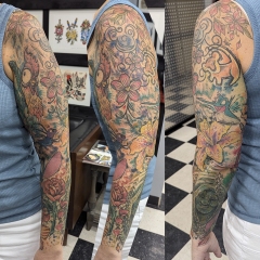 Watercolor Disney Sleeve Healed