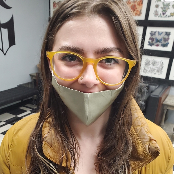 Double Nostril piercing with flowers