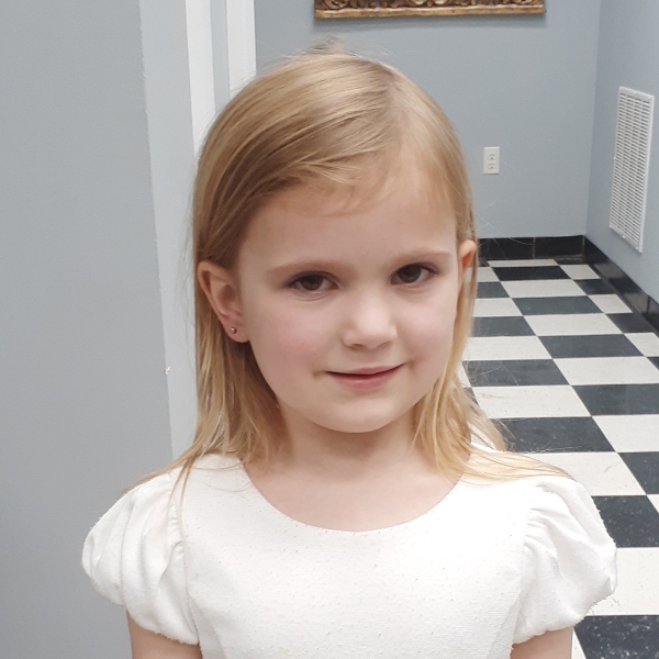 Little Girl with Ear Piercing