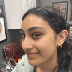 gold-nose-and-lobe-piercings