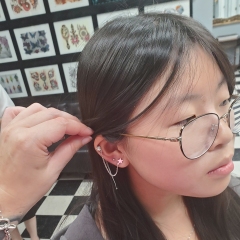 Seconds and Helix Piercing