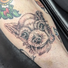 black-and-grey-pet-portrait-tattoo