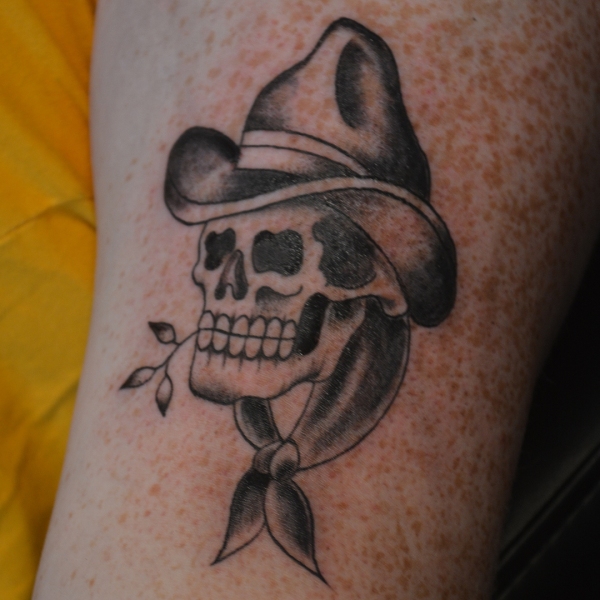 Traditional Cowboy Tattoo