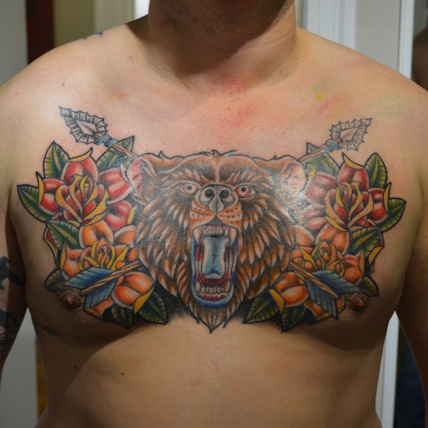 Traditional Bear Tattoo