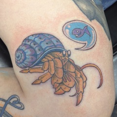 neo-traditional-hermit-crab-tattoo