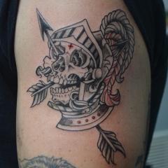 Skull Knight Tattoo