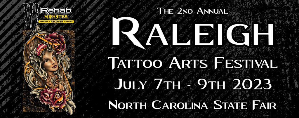 Raleigh North Carolina Tattoo Convention Banner